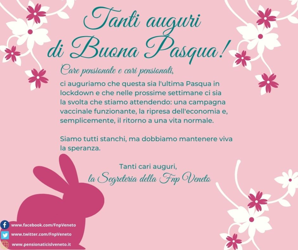 Speriamo sia una Pasqua di rinascita per tutti