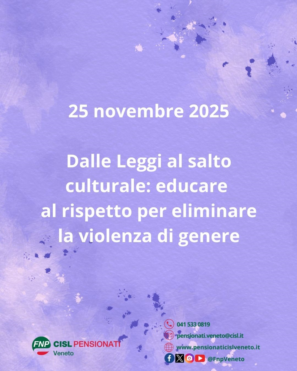 Dalle Leggi al salto culturale: educare al rispetto per eliminare la violenza di genere