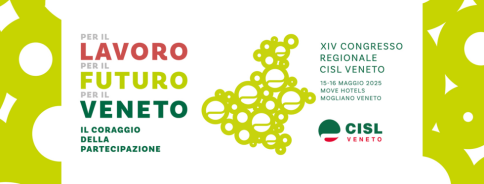 Oltre 100 pensionati della Fnp regionale delegati al Congresso Cisl Veneto, in programma il 15 e 16 maggio 