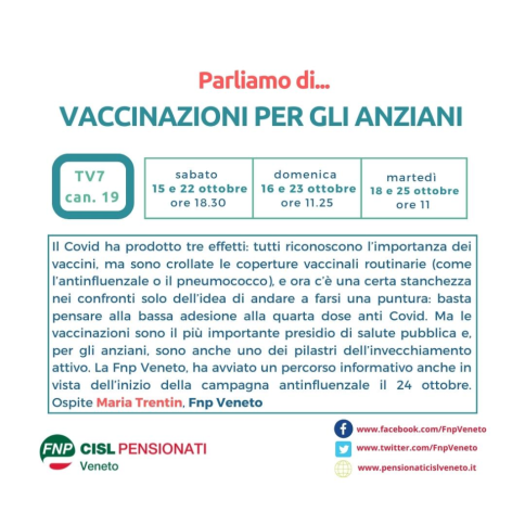 Perché è importante vaccinarsi in età anziana e quali sono i 5 vaccini da fare