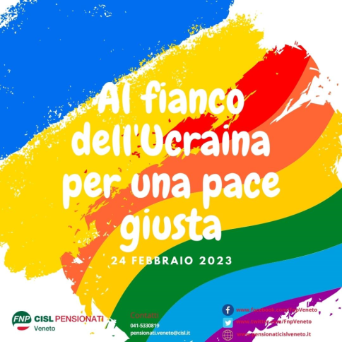 Un anno di guerra in Ucraina: la Cisl per una pace giusta